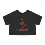 Load image into Gallery viewer, ToxikWrld Champion Women&#39;s Heritage Cropped T-Shirt
