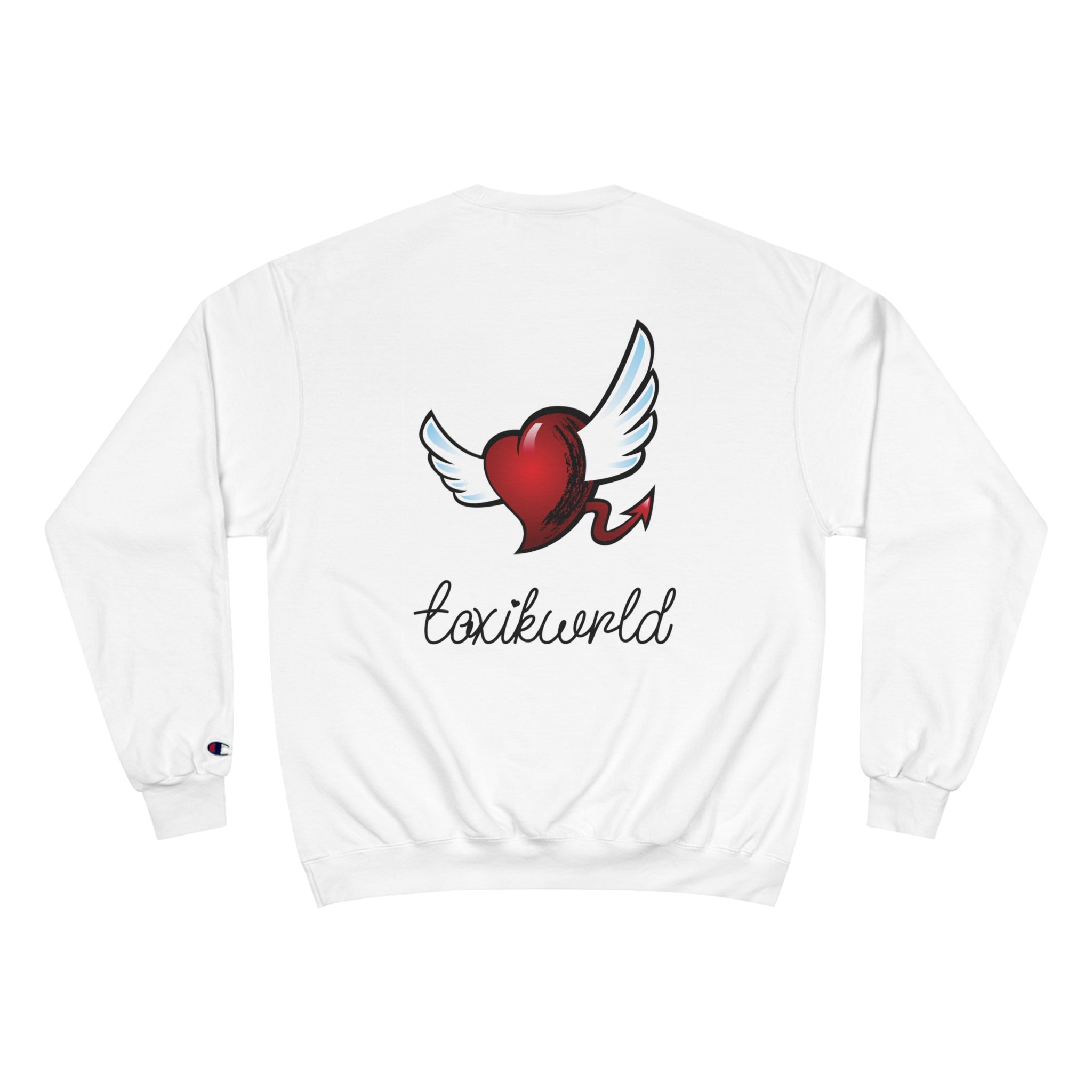 ToxikWrld Champion Devil Angel Heart Sweatshirt